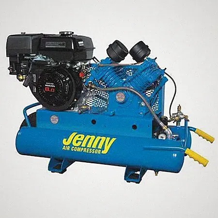 Jenny G9hga-8P Gas Air Compressor, 8 Gal. Tank, 9.0 Hp