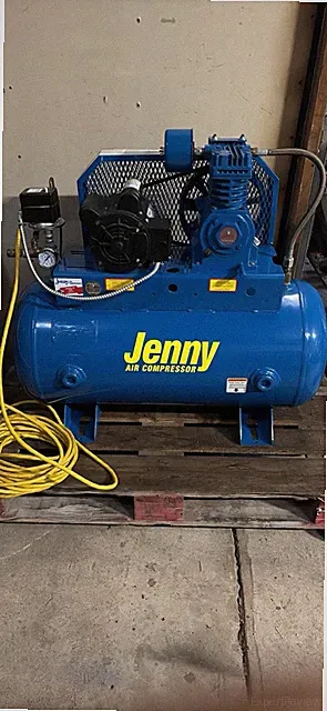 JENNY K1S-30UMS-115/1 Fire Sprinkler Air Compressor,1 hp,Horz 31LC92