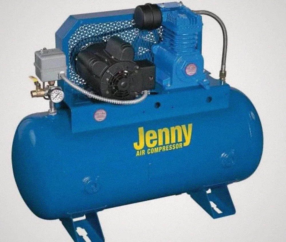 JENNY K2S-30UMS-115/1 Fire Sprinkler Air Compressor,2 hp,Horiz 26JY14